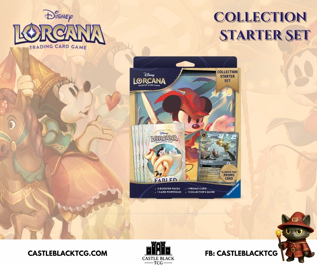 Lorcana Fabled : Collection Starter Set Castle Black TCG Lorcana Fabled : Collection Starter Set Castle Black TCG