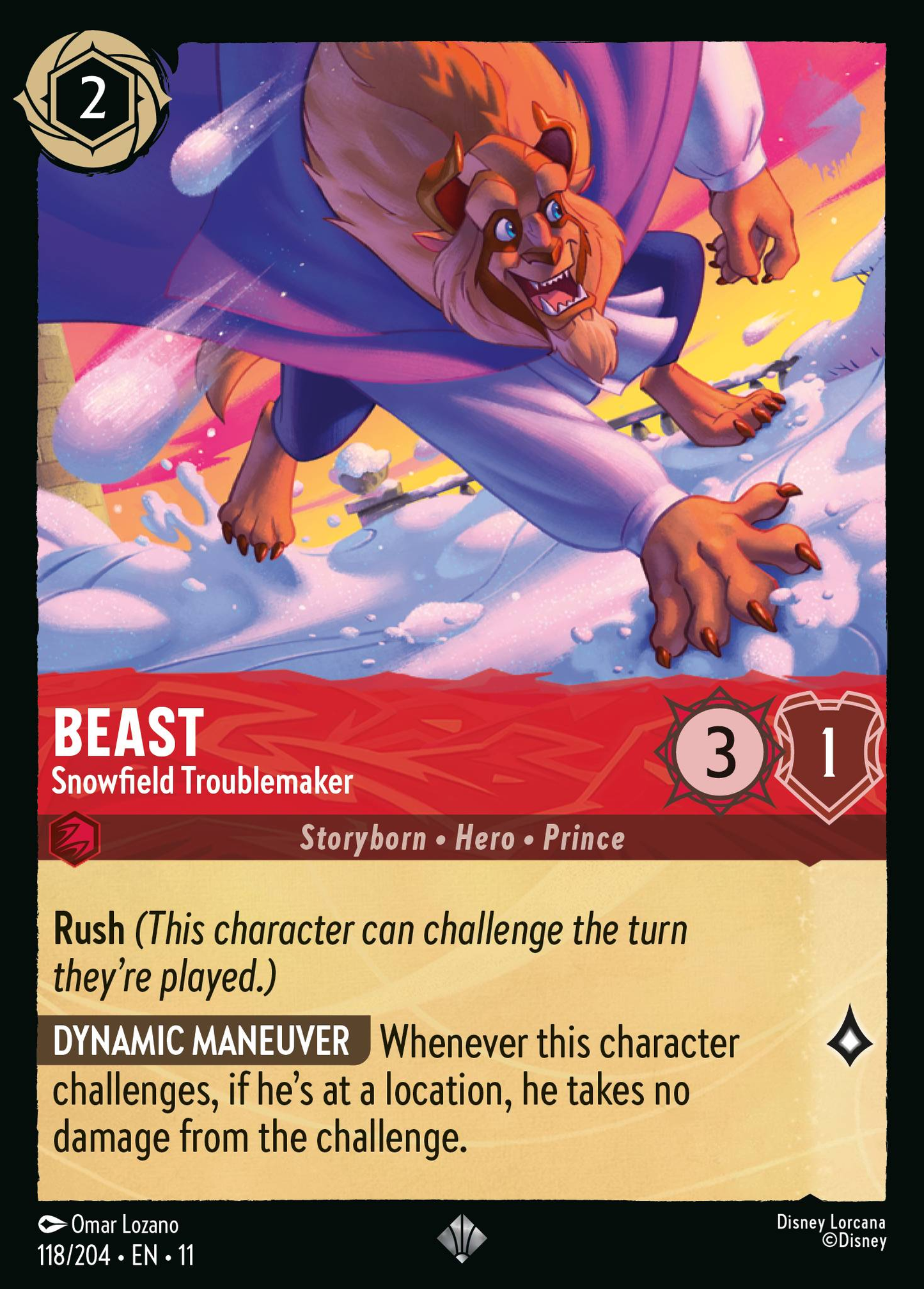 118/204 Beast - Snowfield Troublemaker