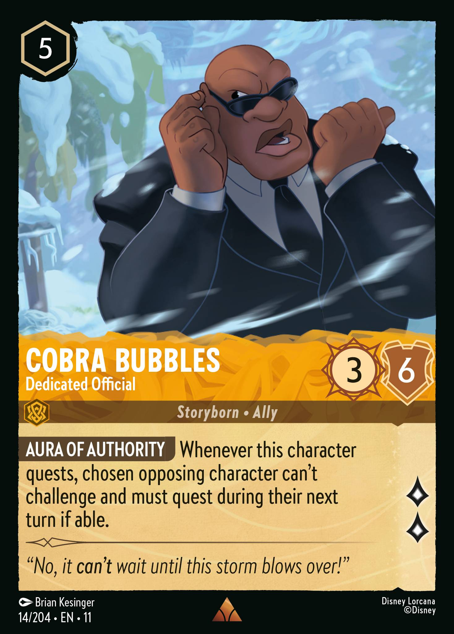 014/204 Cobra Bubbles - Dedicated Official