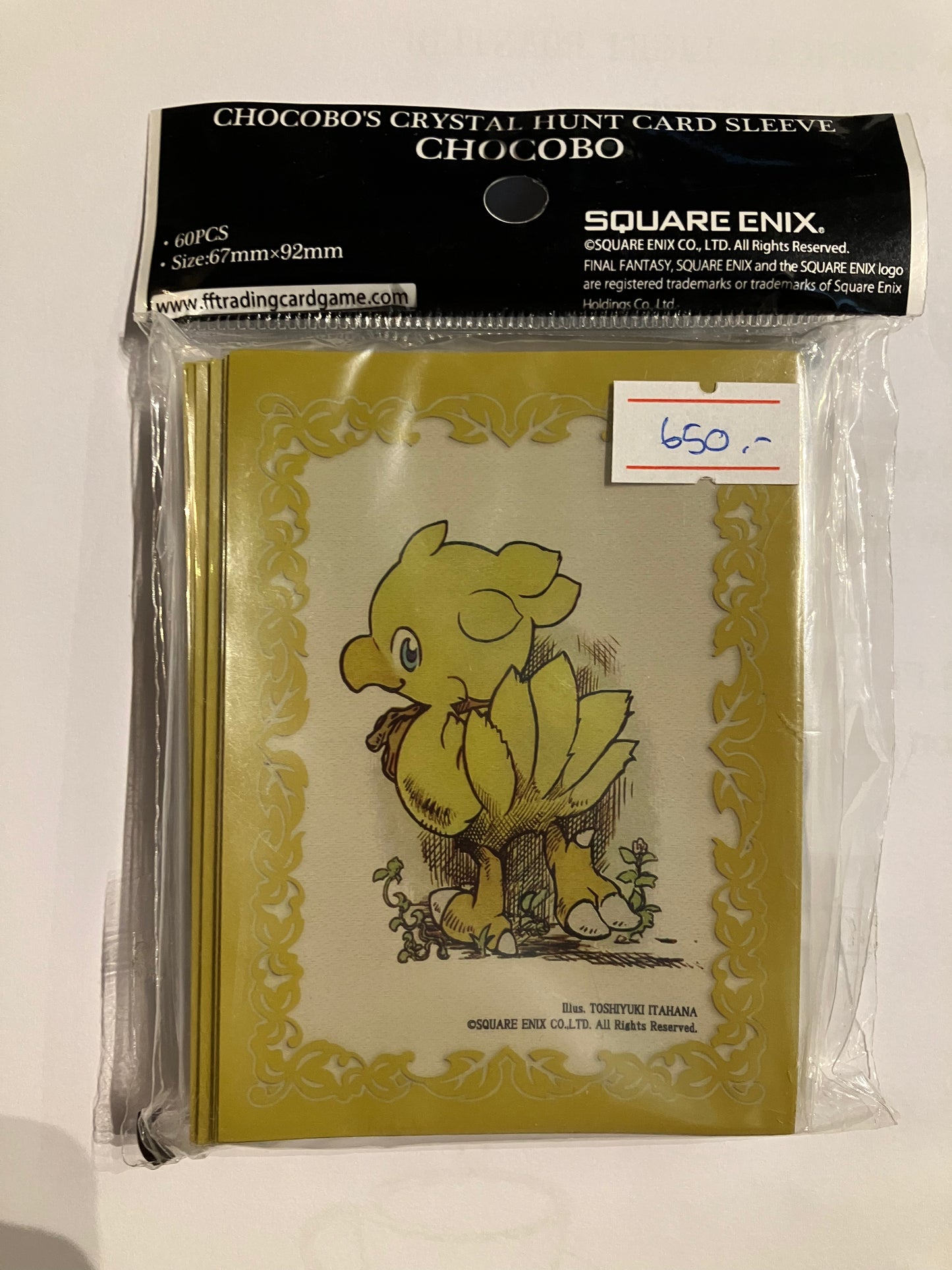 ซองใส่การ์ด Chocobo’s Crystal Hunt Card Sleeve 60PCS : Chocobo