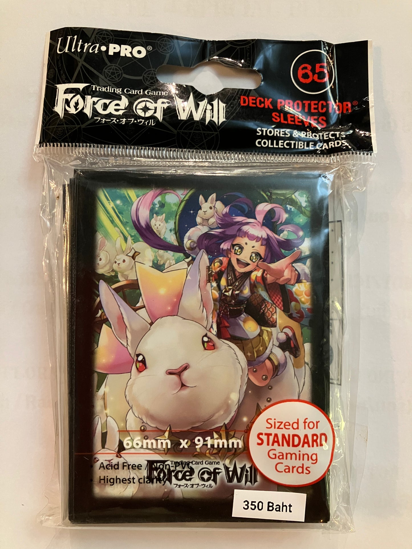 ซองใส่การ์ด Force of Will UltroPro Deck Protector Sleeves 65 pcs : ขี่น้องต่าย