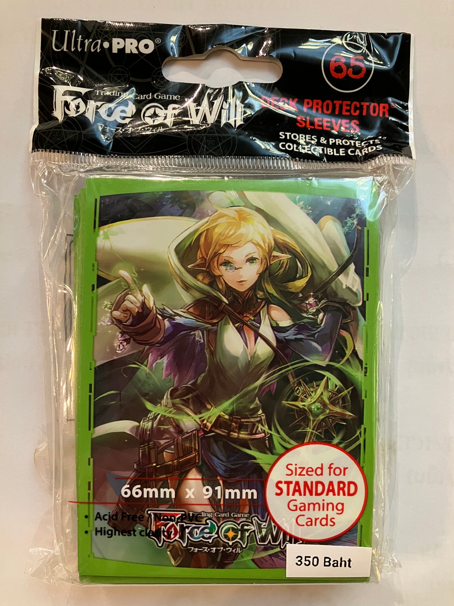 ซองใส่การ์ด Force of Will UltroPro Deck Protector Sleeves 65 pcs : Master Magus of Holy Wind