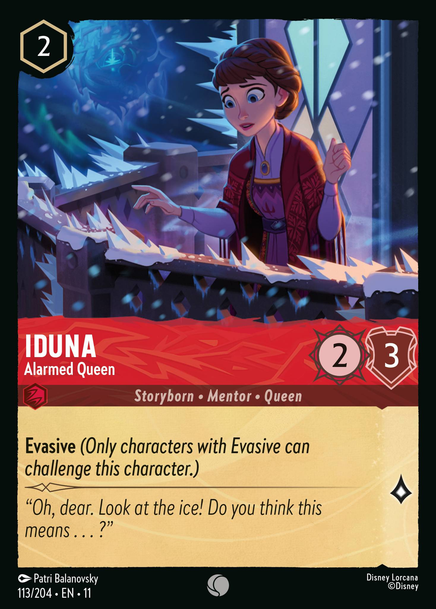 113/204 Iduna - Alarmed Queen