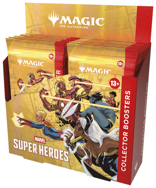 Magic: The Gathering® | Marvel Super Heroes Collector Booster Display