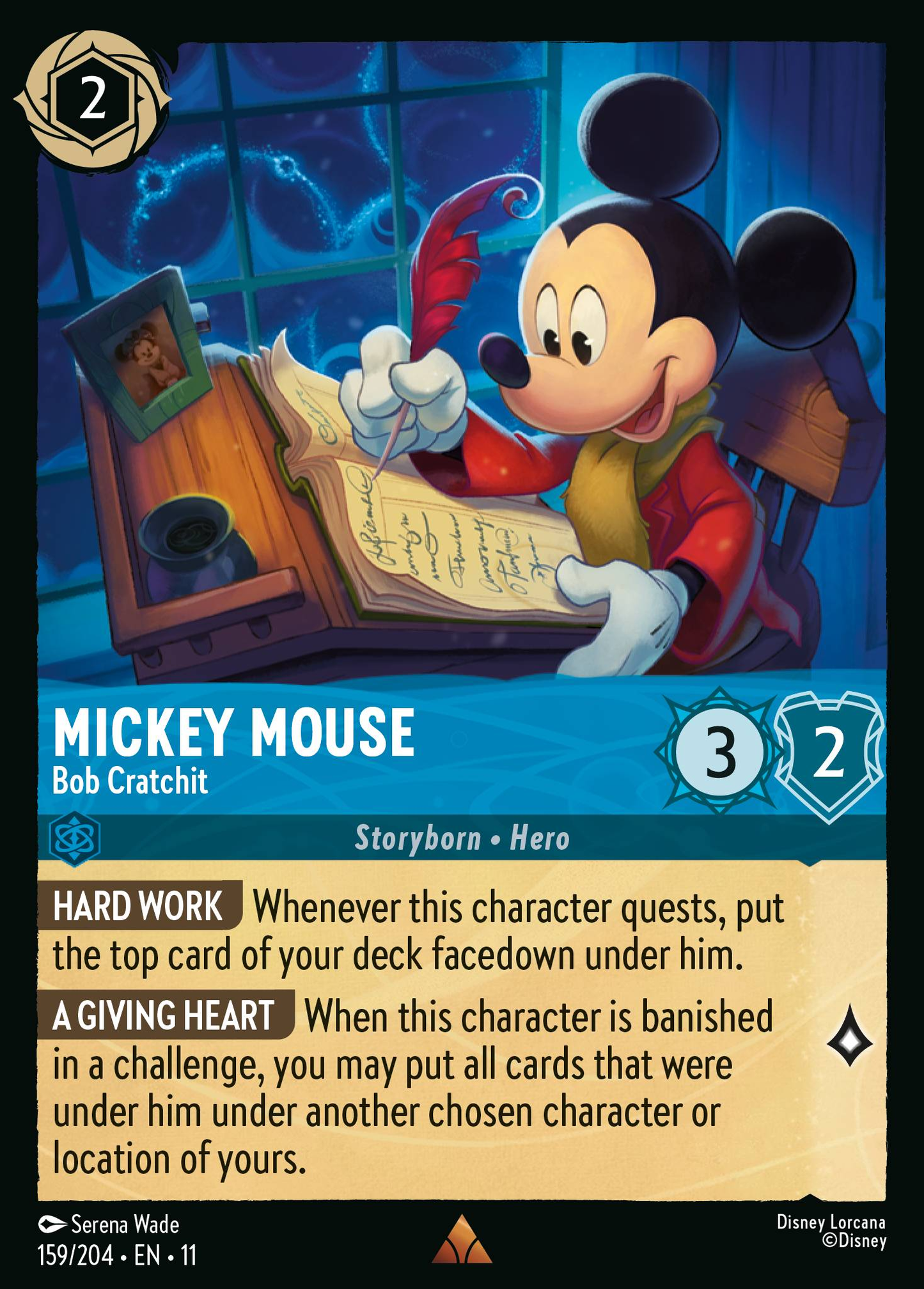 159/204 Mickey Mouse - Bob Cratchit