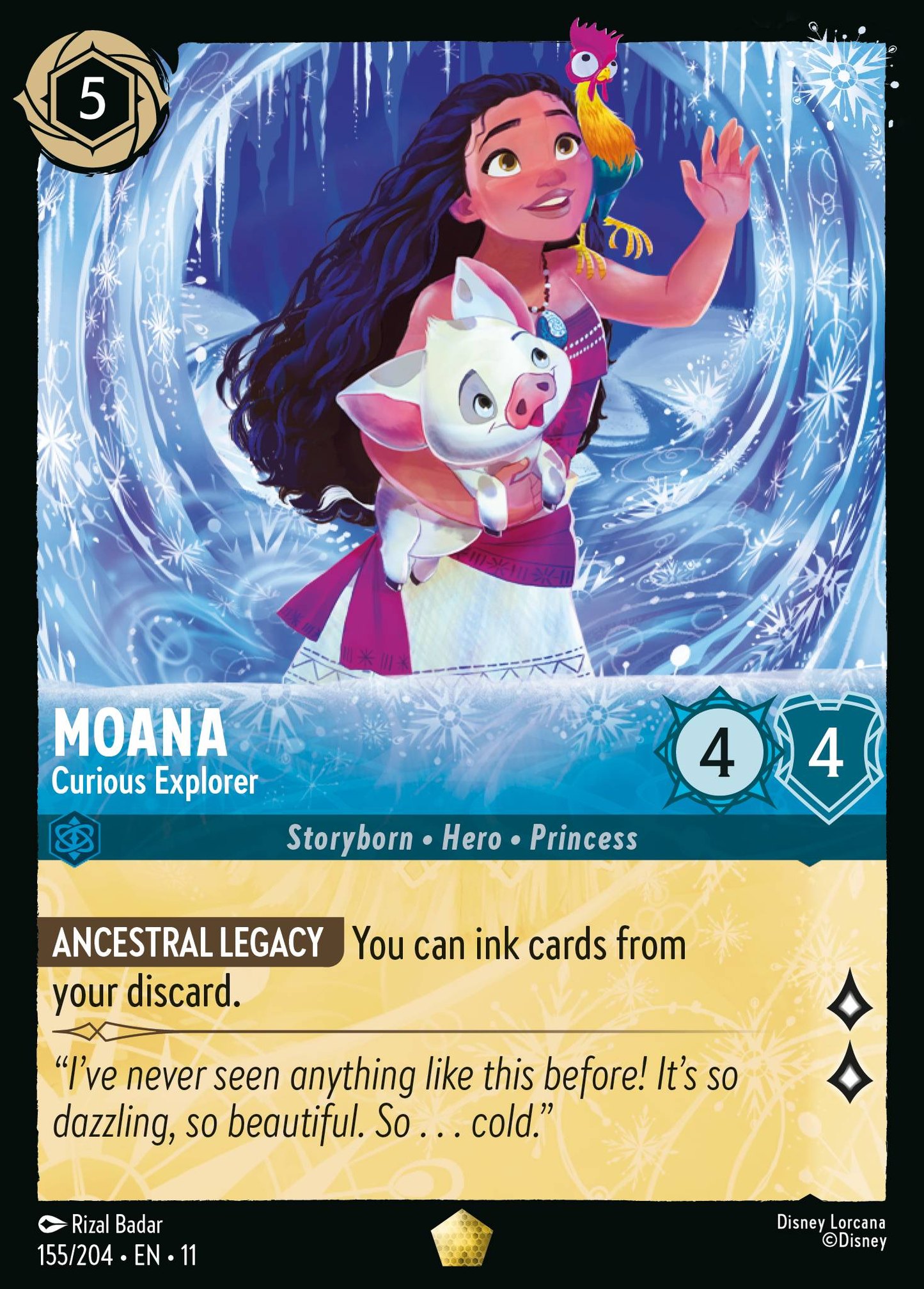 155/204 Moana - Curious Explorer