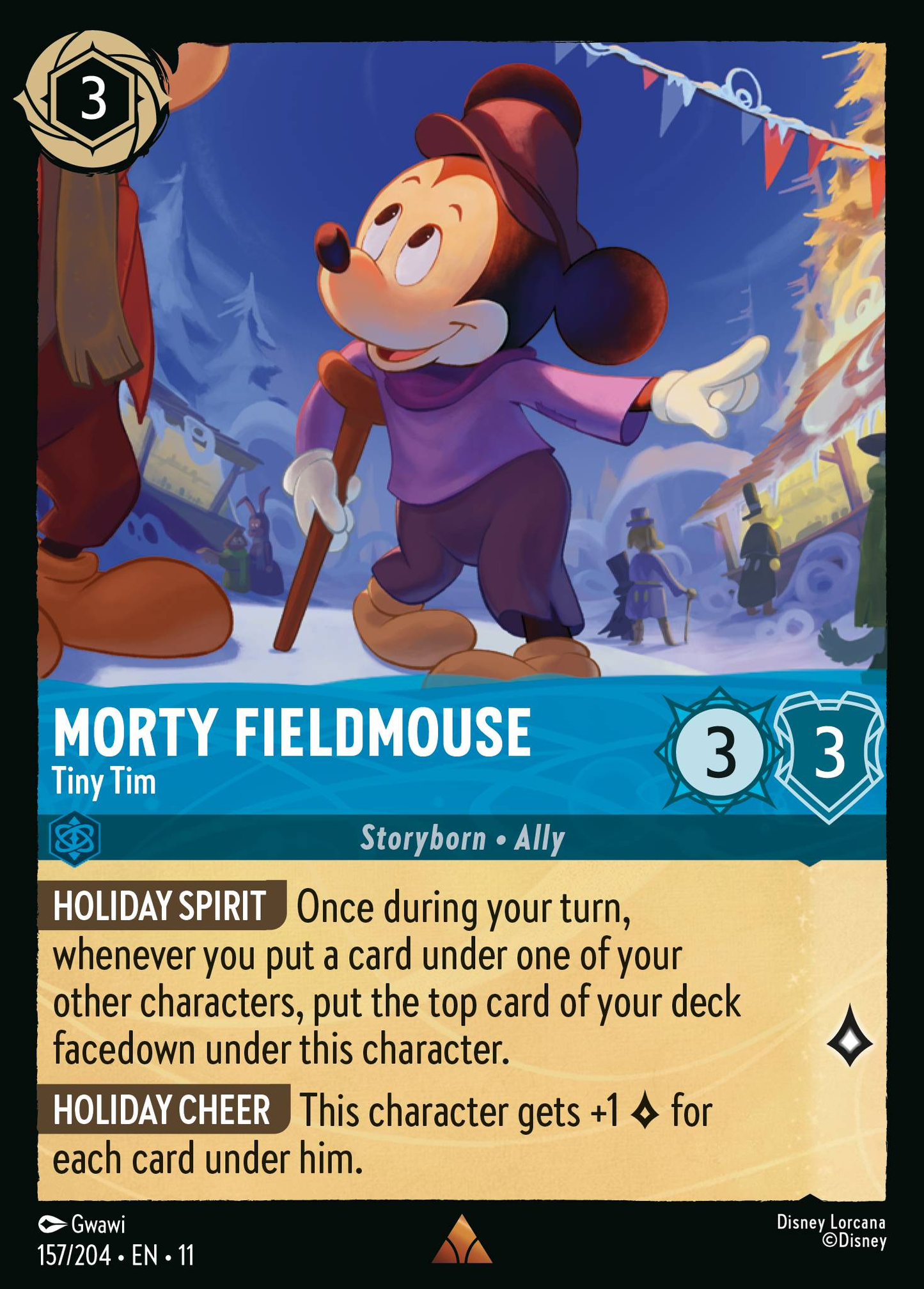 157/204 Morty Fieldmouse - Tiny Tim
