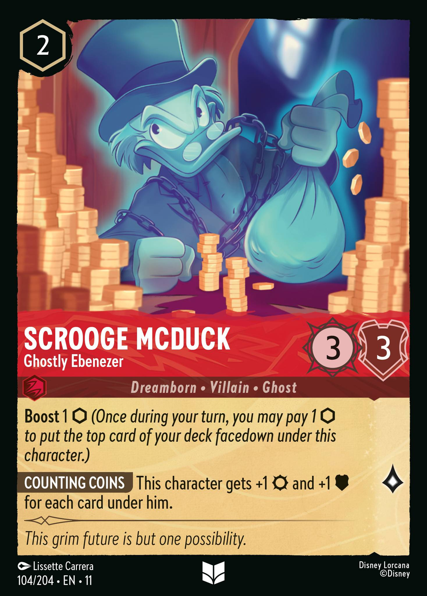 104/204 Scrooge McDuck - Ghostly Ebenezer