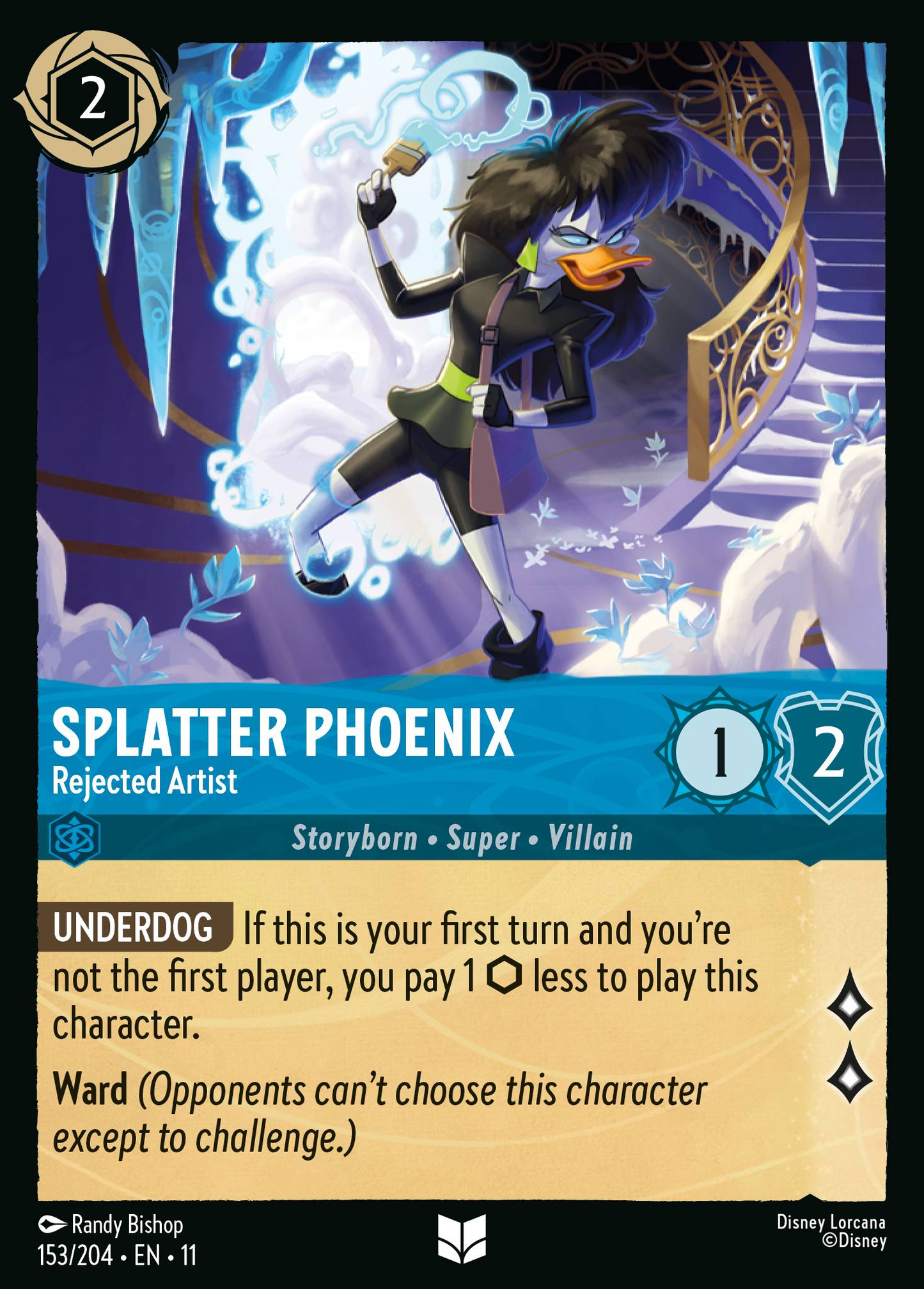 153/204 Splatter Phoenix - Rejected Artist