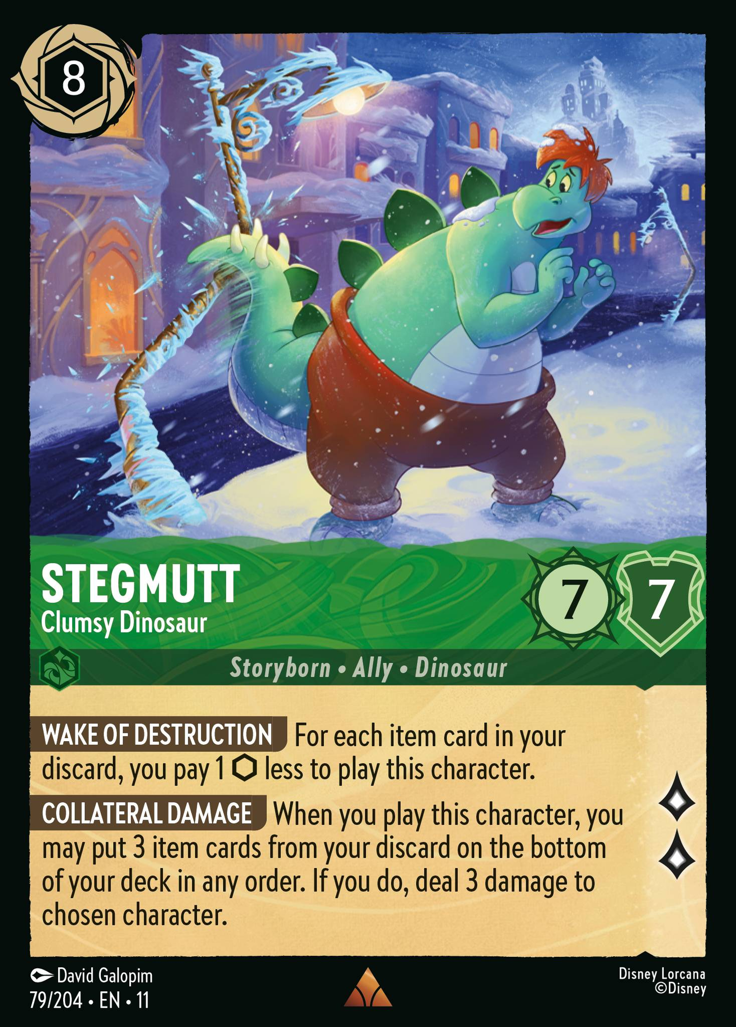 079/204 Stegmutt - Clumsy Dinosaur