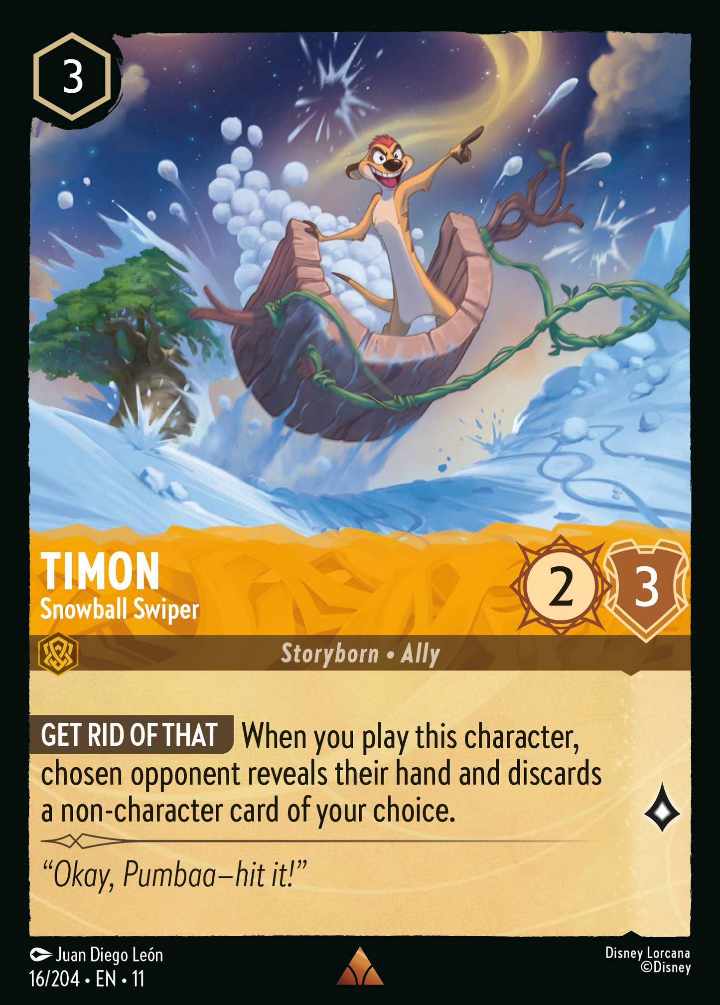 016/204 Timon - Snowball Swiper
