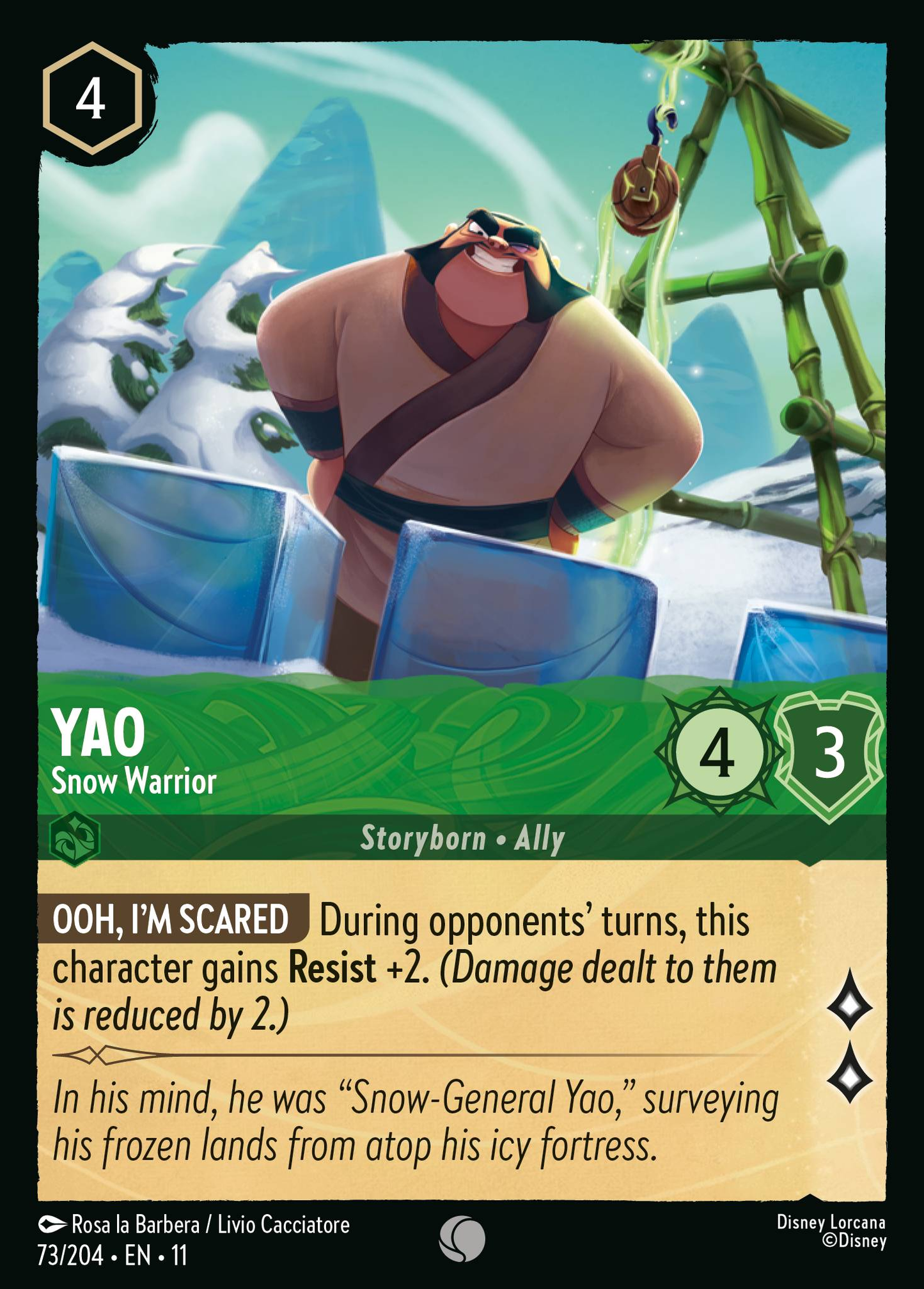 073/204 Yao - Snow Warrior