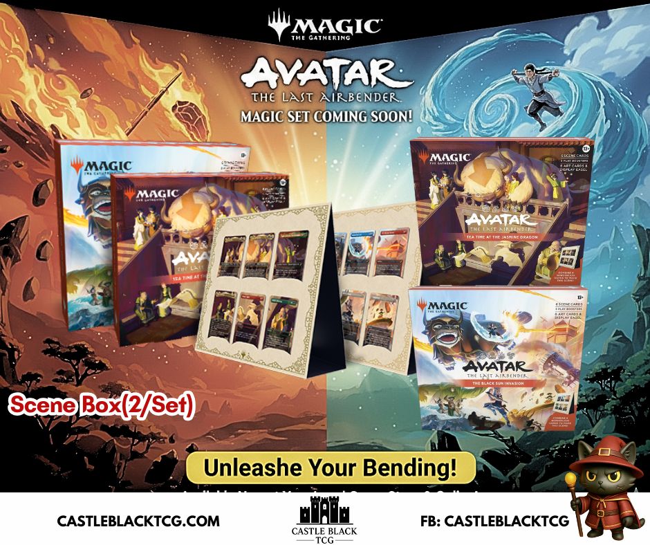 avatar mtg scene cards Magic: The Gathering | Avatar: The Last Airbender Box 1 - The Black Sun Invasion Unboxing The MTG Avatar: The