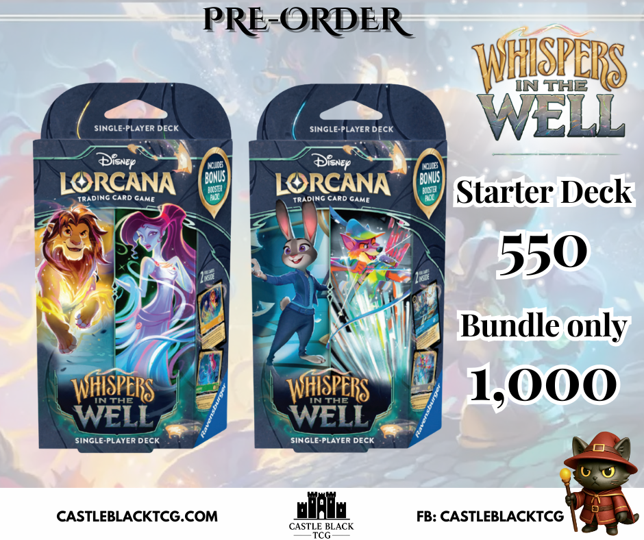 Lorcana Whispers in the well : Single-player Deck Sapphier/Steel Single