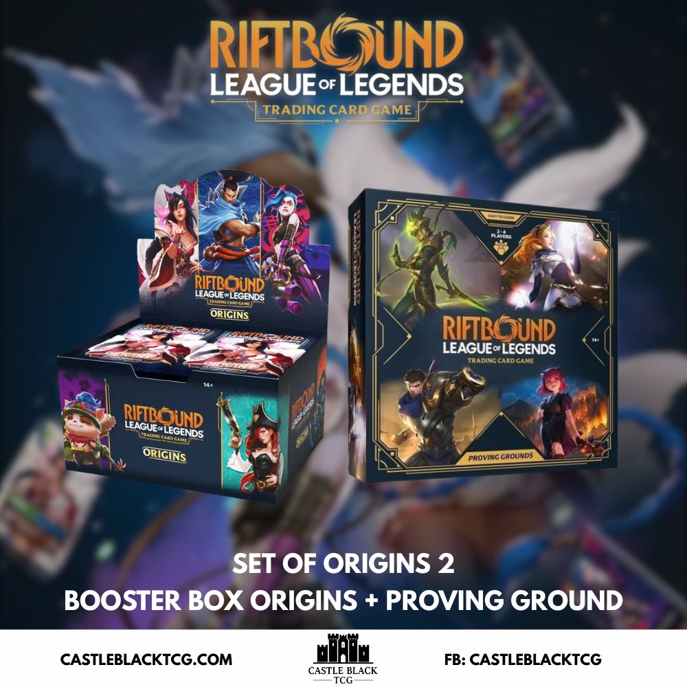 Riftbound: Origins - Set of Origins Booster Display Box + Proving Grounds l League of Legends TCG