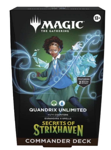 Magic The Gathering: Secrets of Strixhaven Commander Deck Quandrix Unlimited