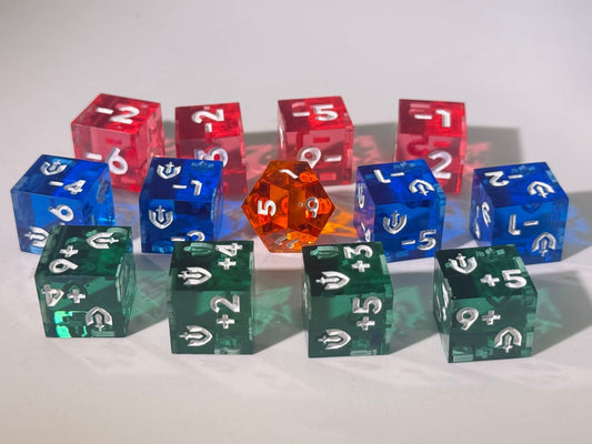 Riftbound DIY DICE Squre 6 Face Special Color(13 Piece/Set) by Houes Rolls