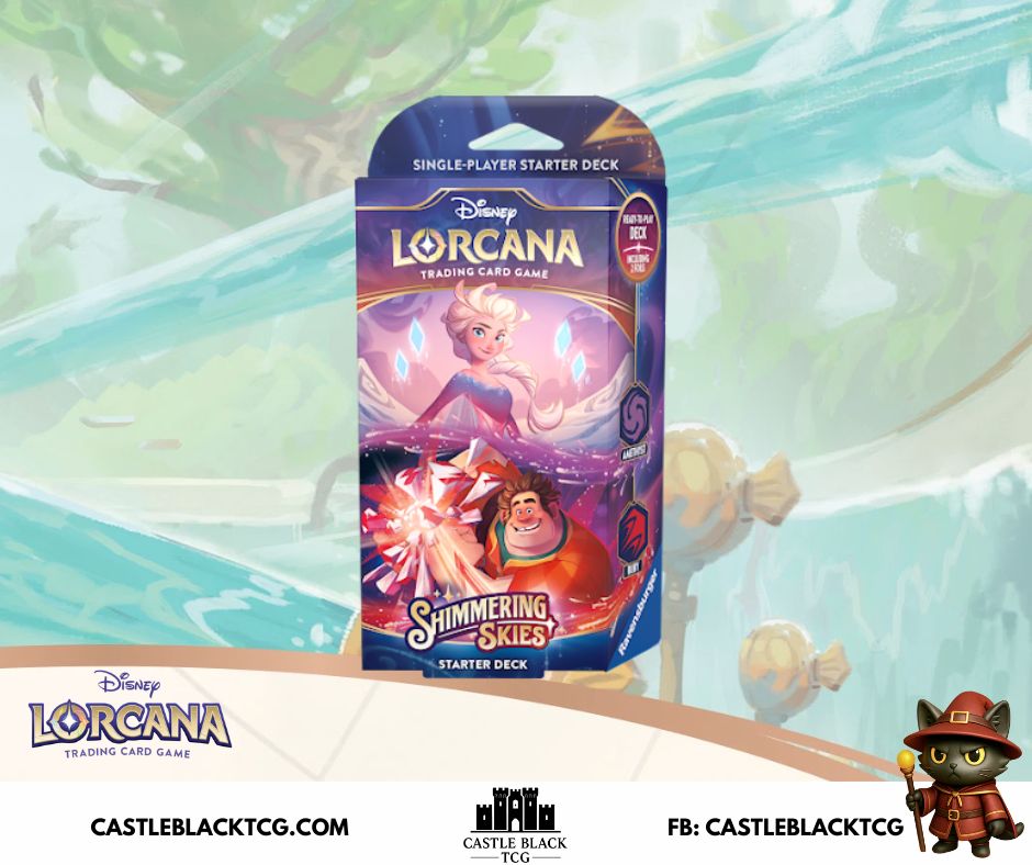 Lorcana Shimmering Skies (Set 5) Single-player Deck B:
Elsa & Wreck‐It Ralph (Amethyst & Ruby)