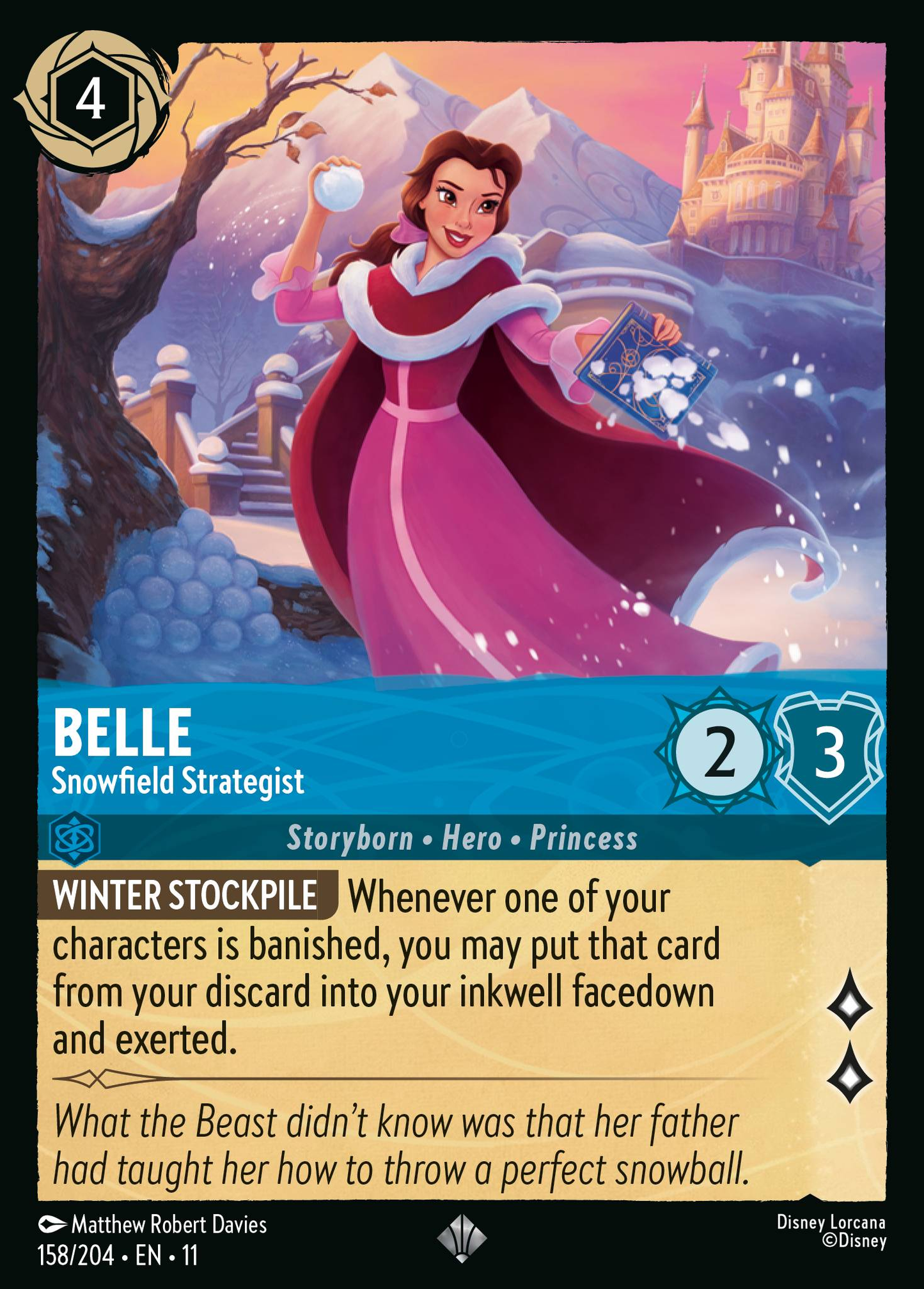 158/204 Belle - Snowfield Strategist