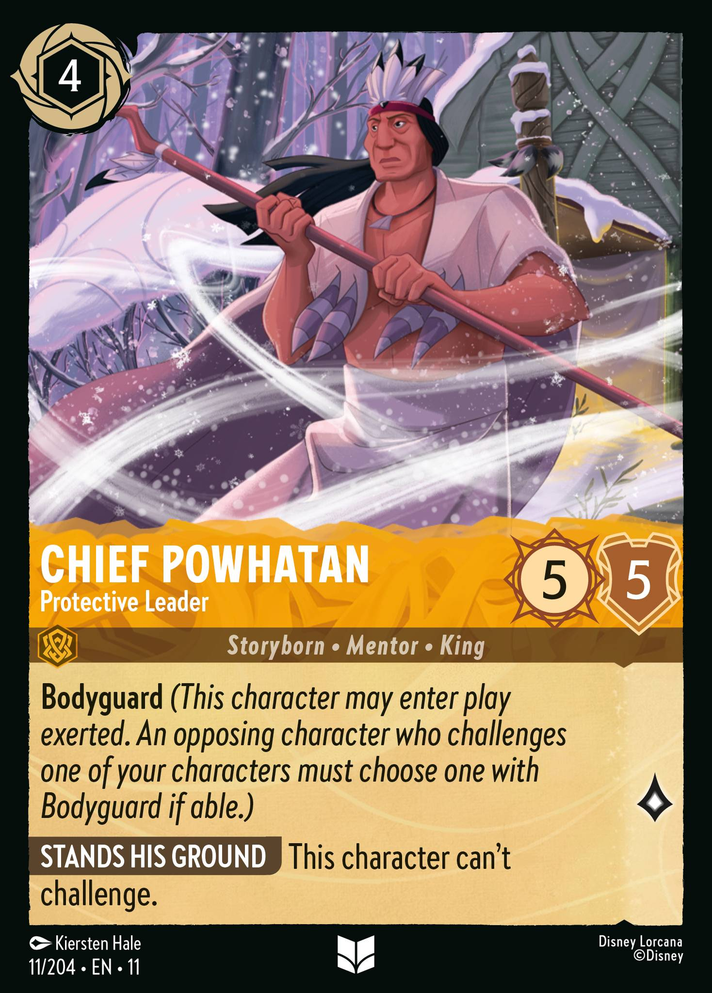 011/204 Chief Powhatan - Protective Leader