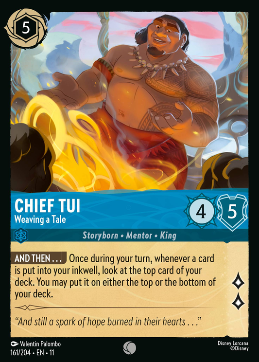 161/204 Chief Tui - Weaving a Tale