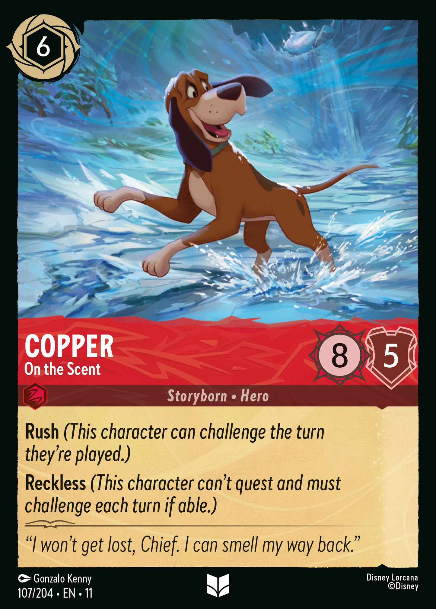 107/204 Copper - On the Scent