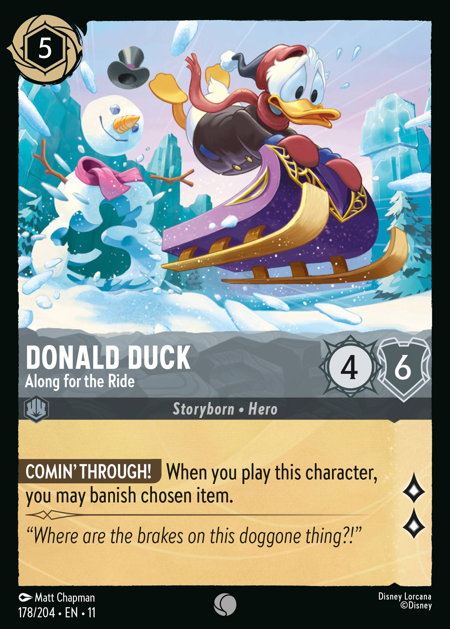 178/204 Donald Duck - Along for the Ride