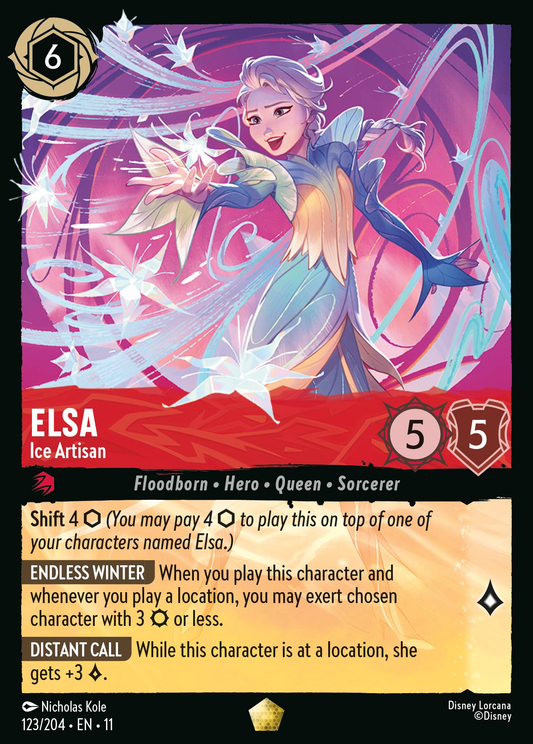 123/204 Elsa - Ice Artisan