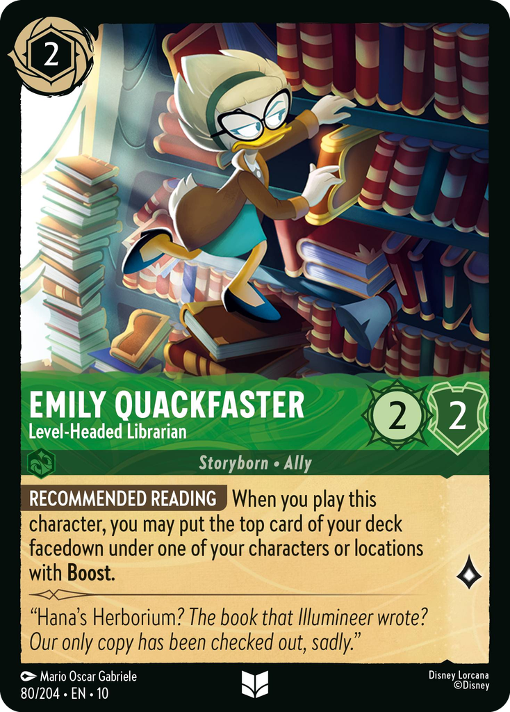 Emily Quackfaster - Level‐Headed Librarian [080/204]