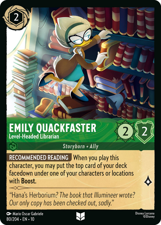 Emily Quackfaster - Level‐Headed Librarian [080/204]