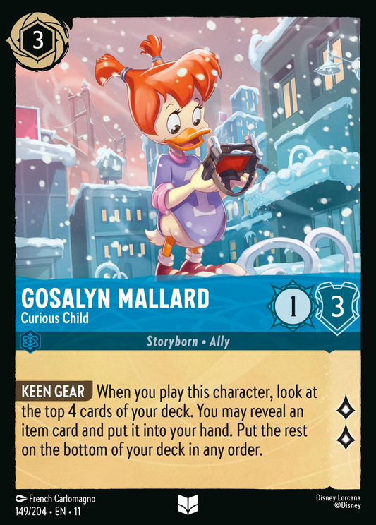 149/204 Gosalyn Mallard - Curious Child