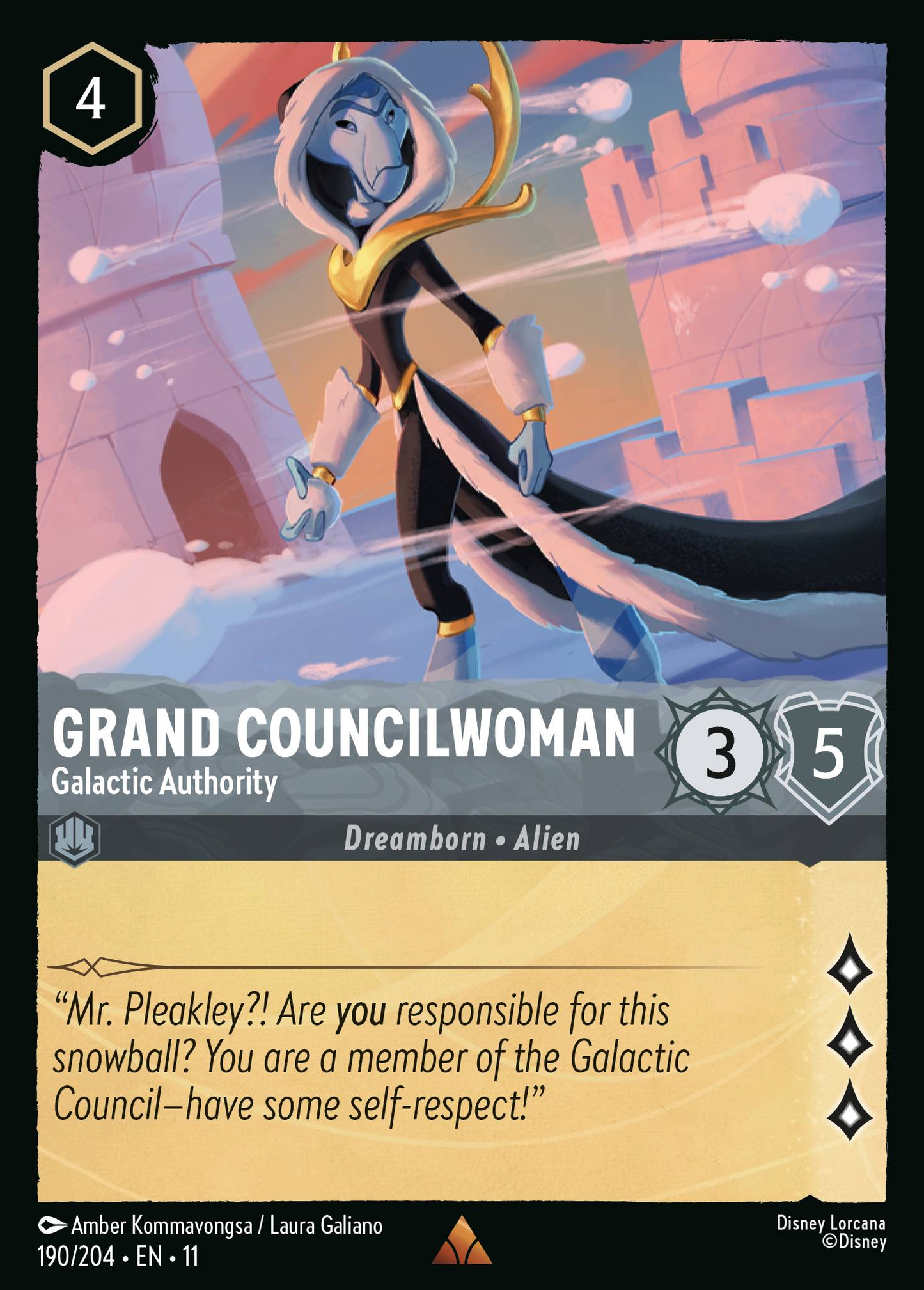 190/204 Grand Councilwoman - Galactic Authority