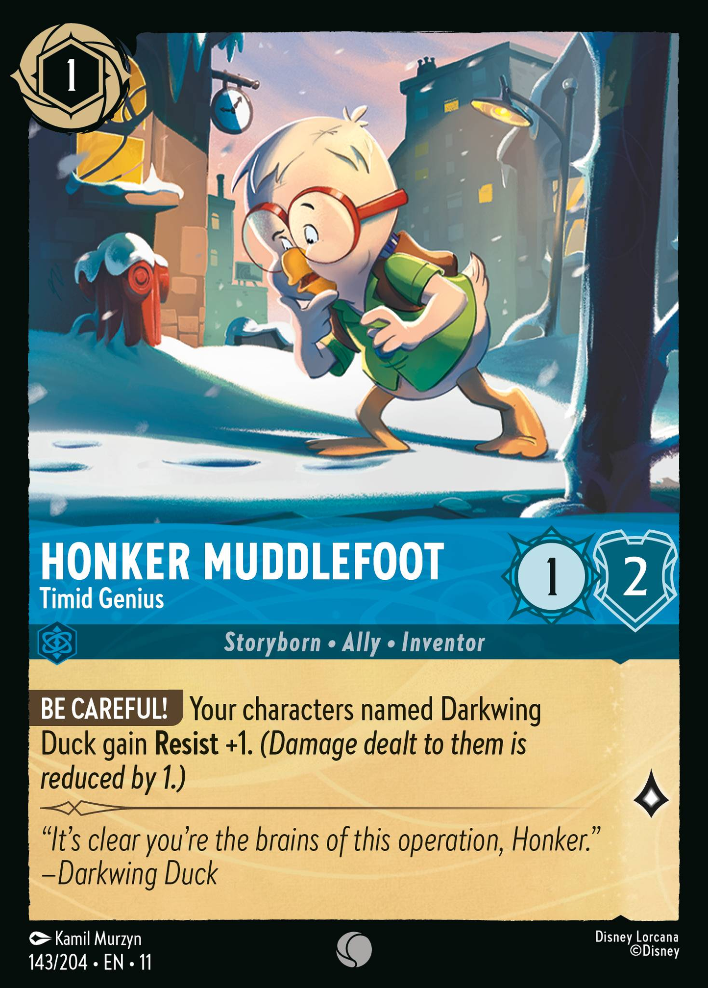 143/204 Honker Muddlefoot - Timid Genius