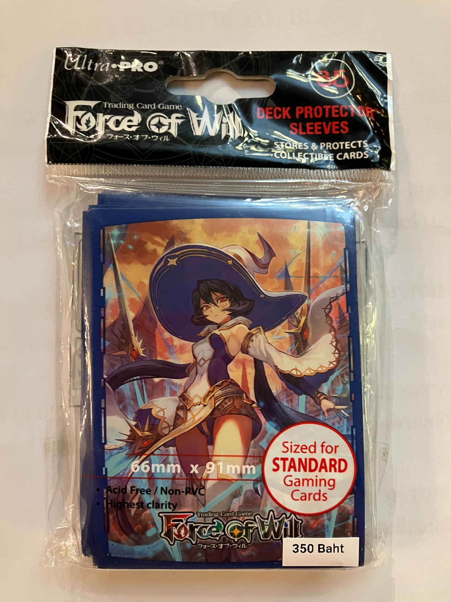 ซองใส่การ์ด Force of Will UltroPro Deck Protector Sleeves 65 pcs : Zero Master of the Magic Saber