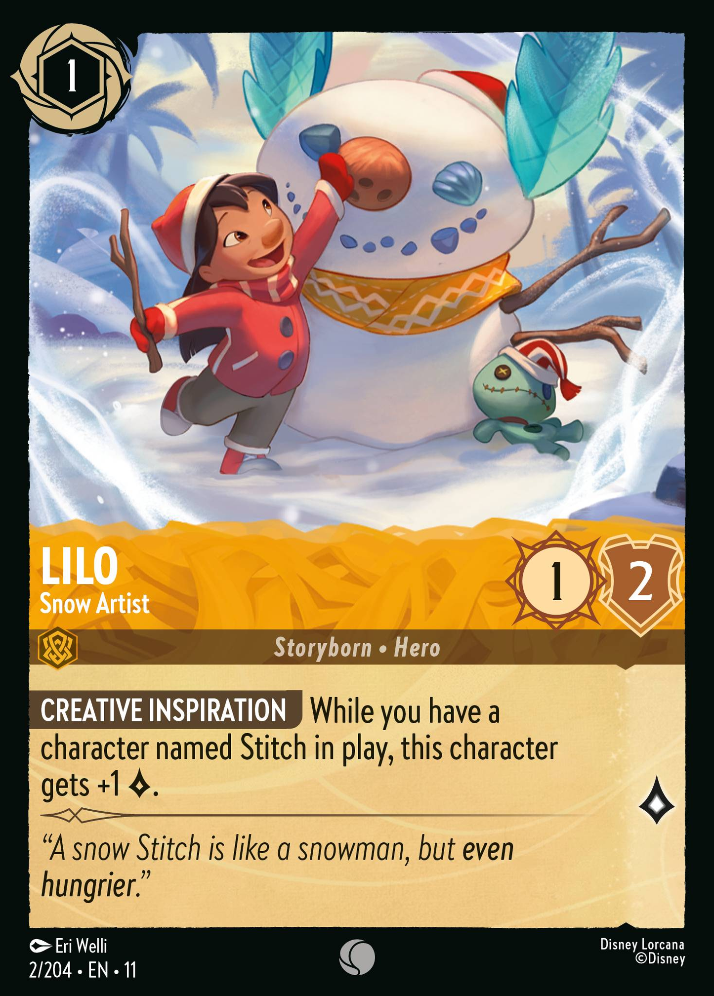 002/204 Lilo - Snow Artist