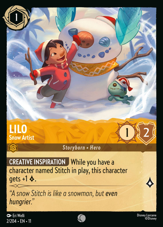 002/204 Lilo - Snow Artist