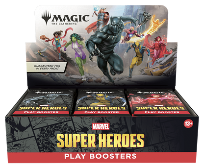 Magic: The Gathering® | Marvel Super Heroes Play Booster Display