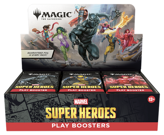 Magic: The Gathering® | Marvel Super Heroes Play Booster Display