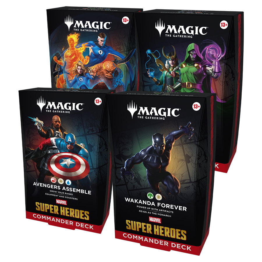Magic: The Gathering® | Marvel Super Heroes Commander Decks (ALL 4 Decks)