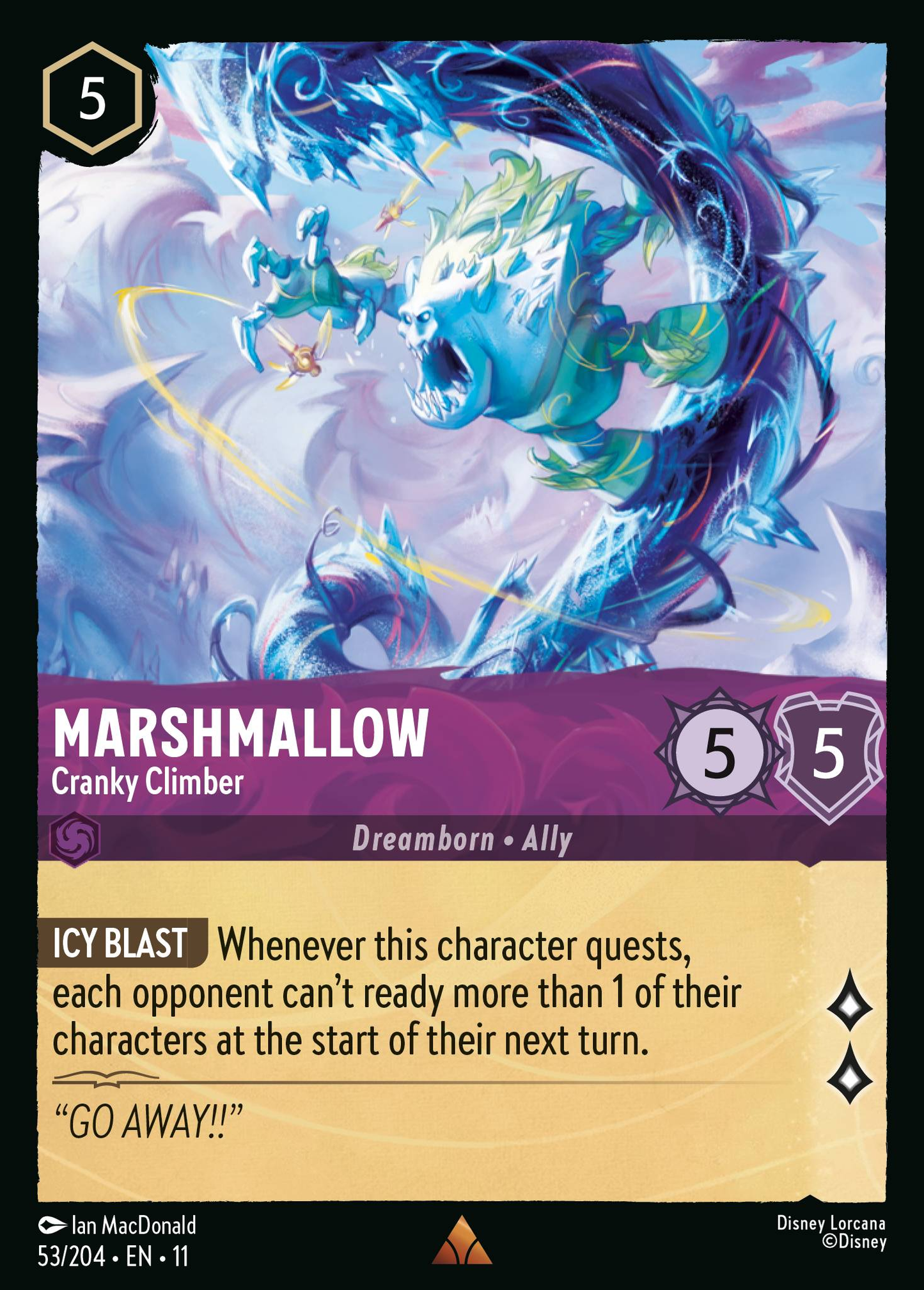 053/204 Marshmallow - Cranky Climber