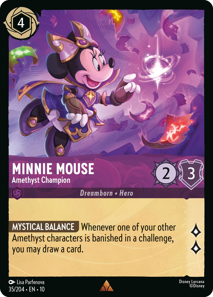 Minnie Mouse - Amethyst Champion [035/204]