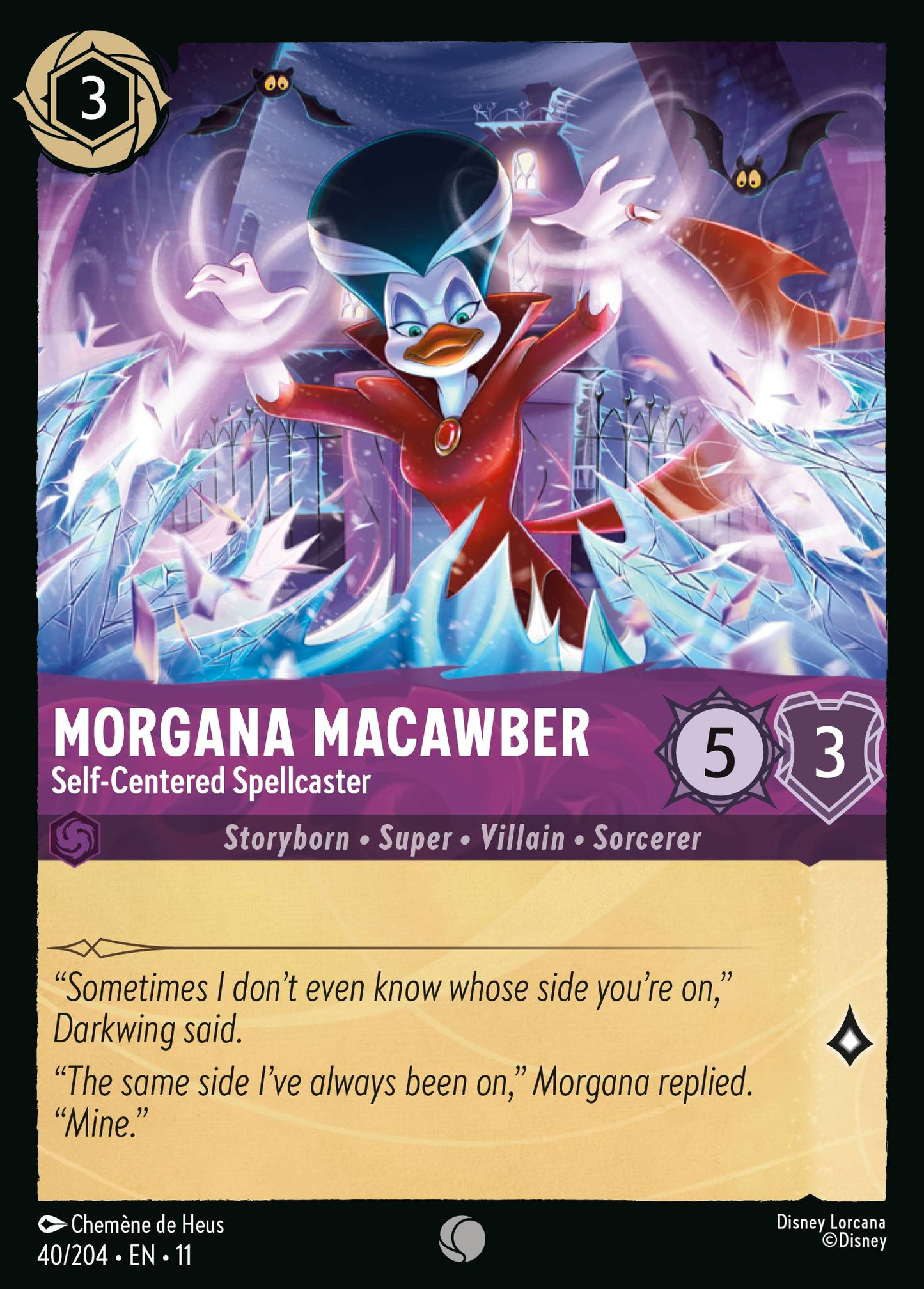 040/204 Morgana Macawber - Self-Centered Spellcaster