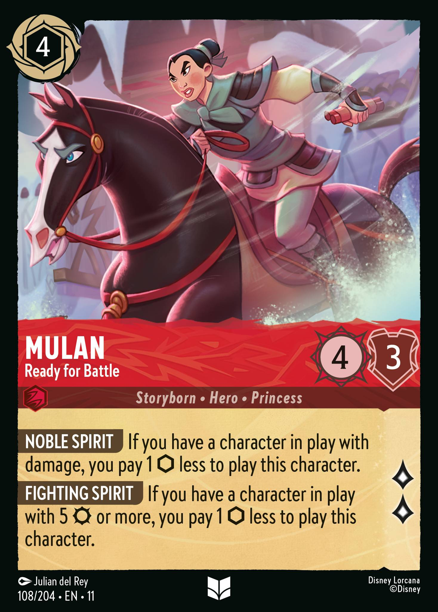 108/204 Mulan - Ready for Battle