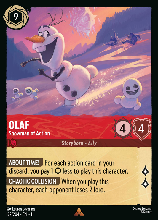 122/204 Olaf - Snowman of Action