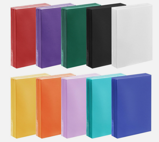 Plain Sleeves Standard Size Color 100/Pack