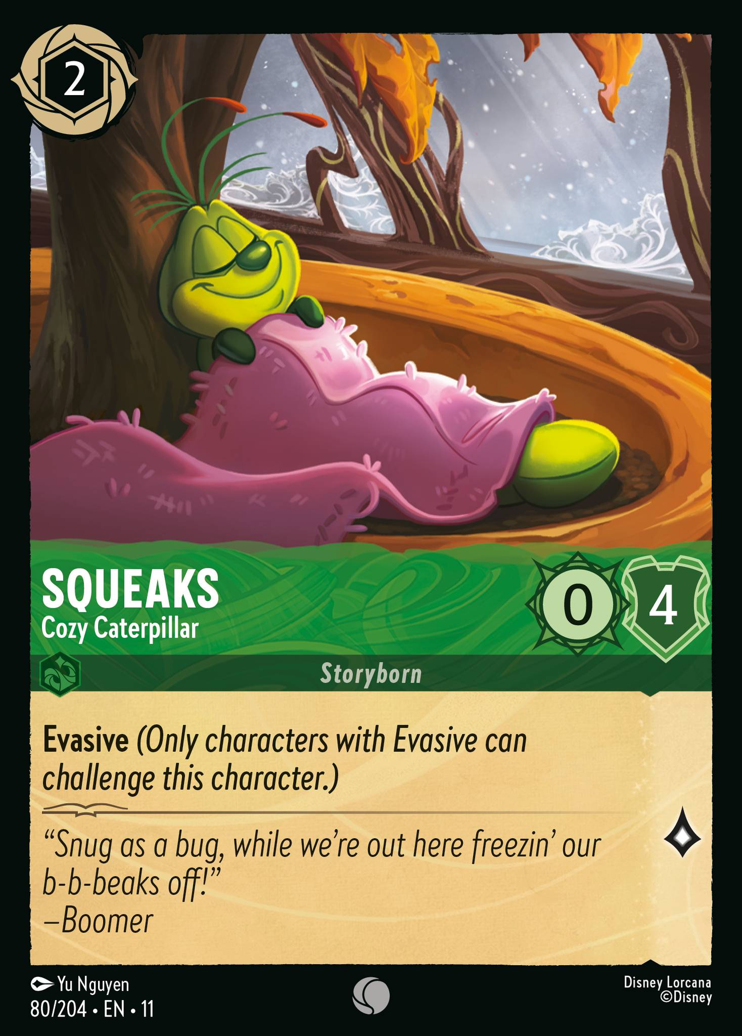 080/204 Squeaks - Cozy Caterpillar