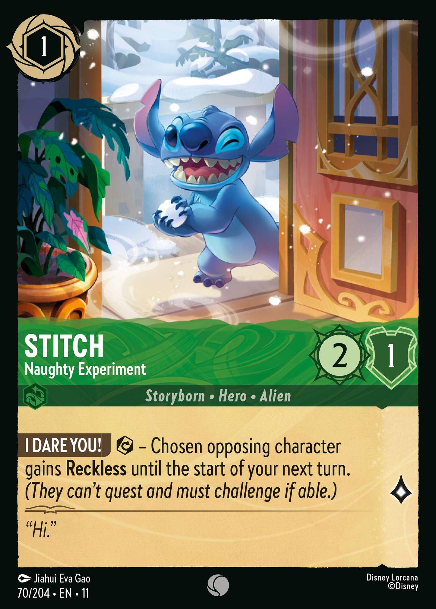 070/204 Stitch - Naughty Experiment