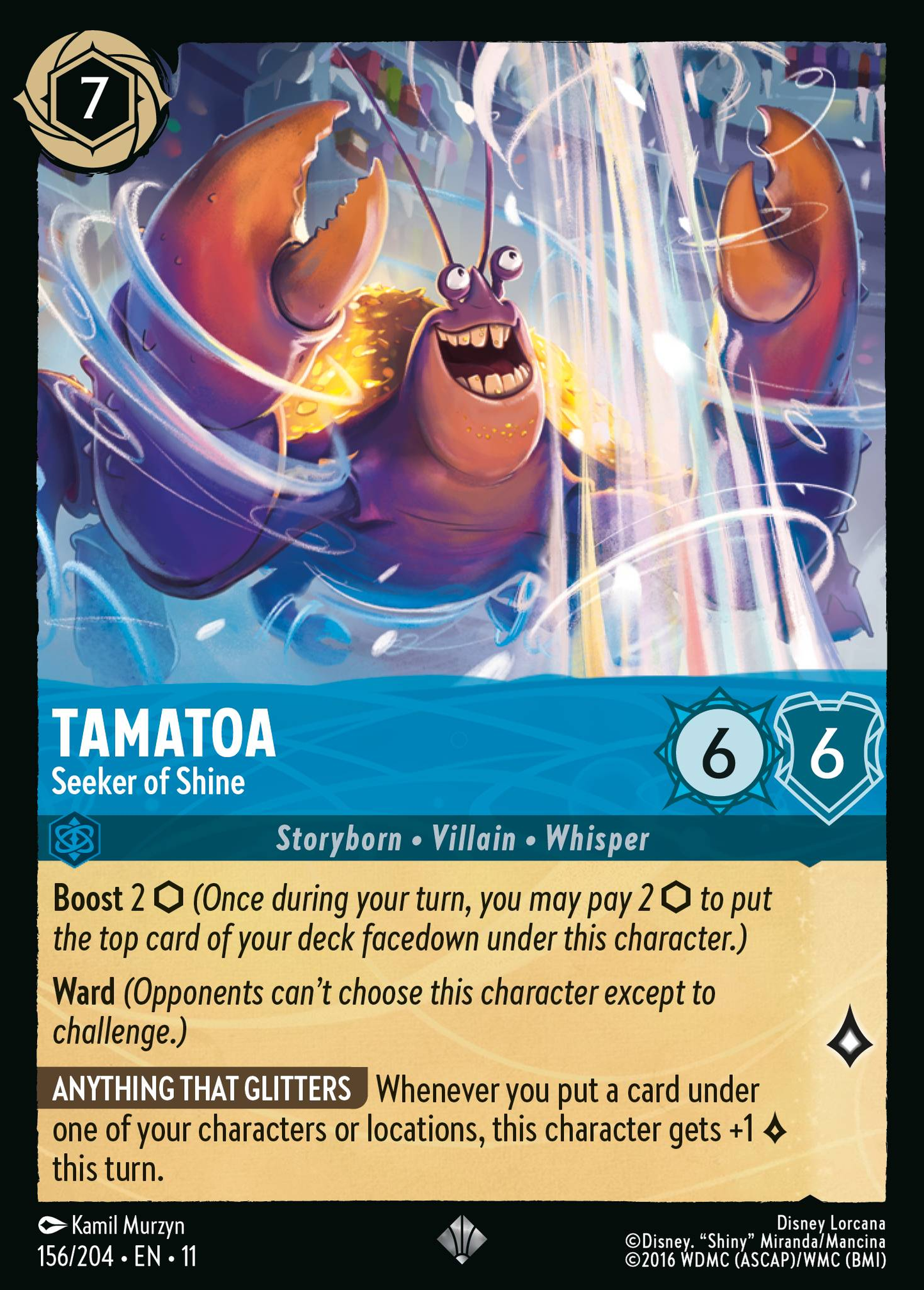 156/204 Tamatoa - Seeker of Shine