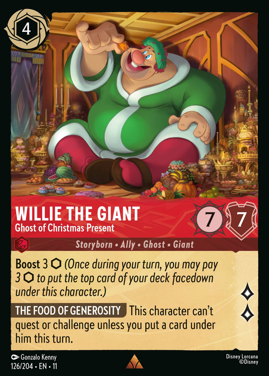 126/204 Willie the Giant - Ghost of Christmas Present
