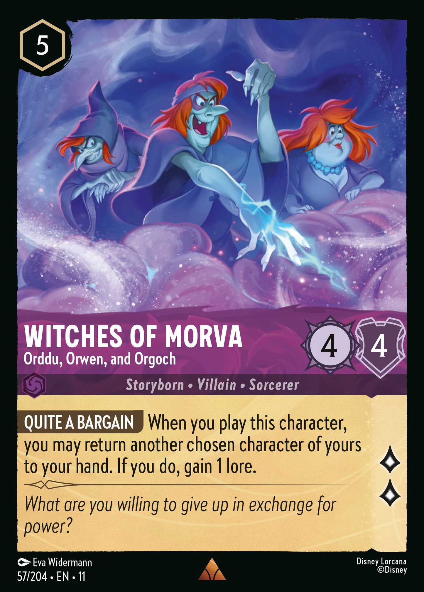 057/204 Witches of Morva - Orddu, Orwen, and Orgoch